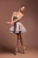 A Line Square Neck Graduation Dress Short Cocktail Dresses