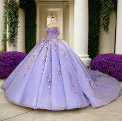 Corset Floral Quinceanera Dress Beaded Ball Gown Sweet 16 Dress