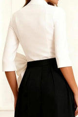 Dreamyannie White Corset Satin Ankle Length Mother Of The Bride Pant Suits With Cape