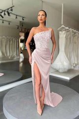Gorgeous Green Sequins Long Prom Dress With Split