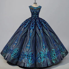 Luxury Glitter Sequined Lace Quinceanrra Prom Dress Backless Princess Sweet 16 Dress