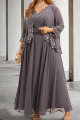 Mother of the Bride A-Line/Princess Dresses Featuring Applique & Sequins