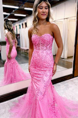 Off the Shoulder A Line Tulle Evening Dress with Appliques