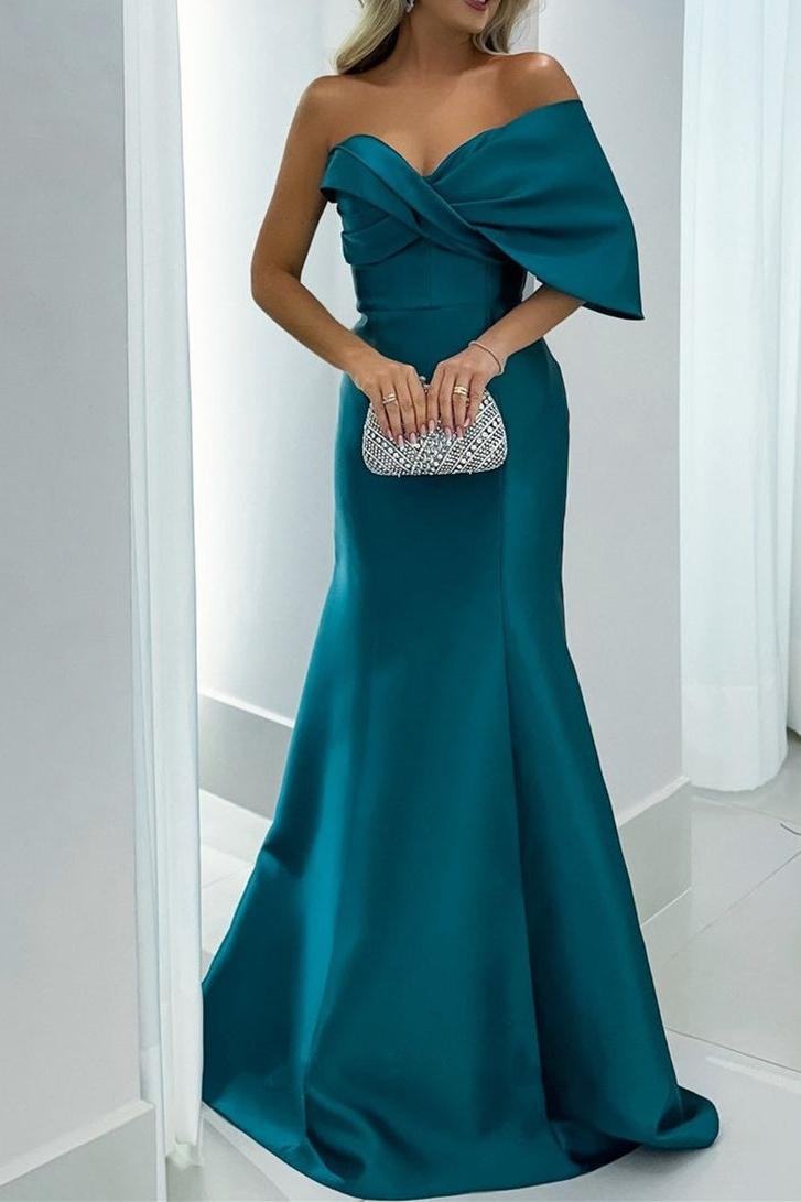 Pure Color Sweetheart Floor-Length Mermaid/Trumpet Mother of the Bride Dresses