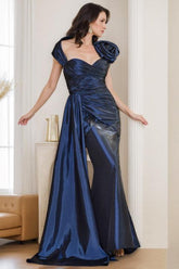 Sweetheart Sleeveless Floor-Length Mother of the Bride Dress with Bowknot