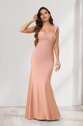 Trumpet/Mermaid Sweetheart Floor-Length Ruched Bridesmaid Dresses