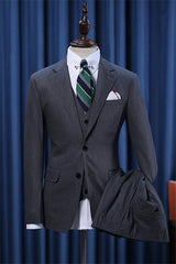 Dark Gray Formal Business Suit - New Arrival