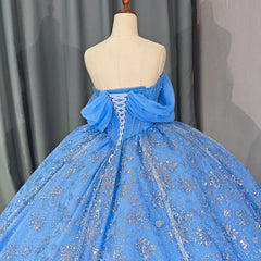 Sequin Party Dress Luxury Quinceanera Dress Elegant Off The Shoulder Ball Gown Sweet 16 Party Dress