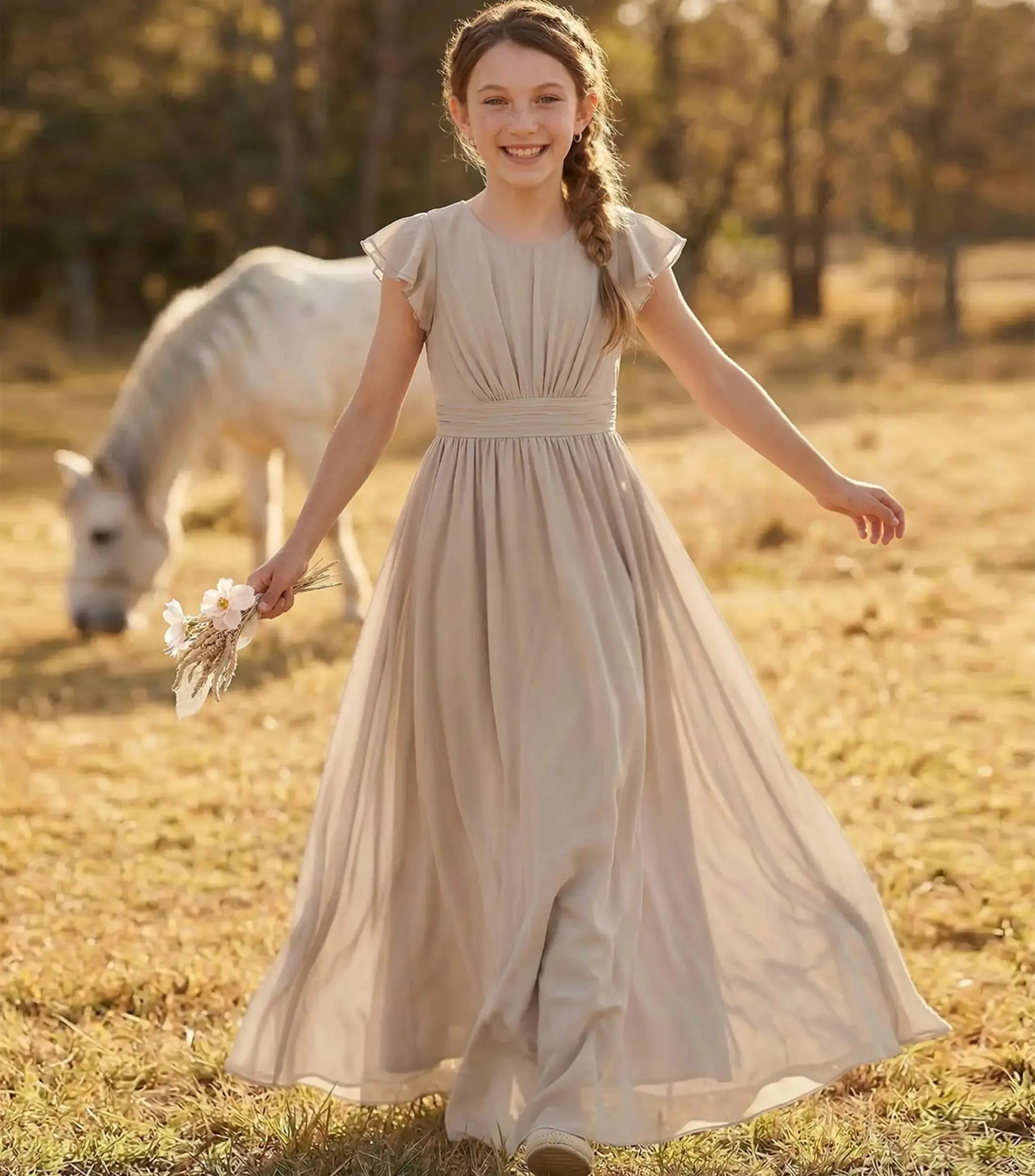 A Line Illusion Neck Long Sleeves Sweep Train Matte Satin Wedding Dress with Lace