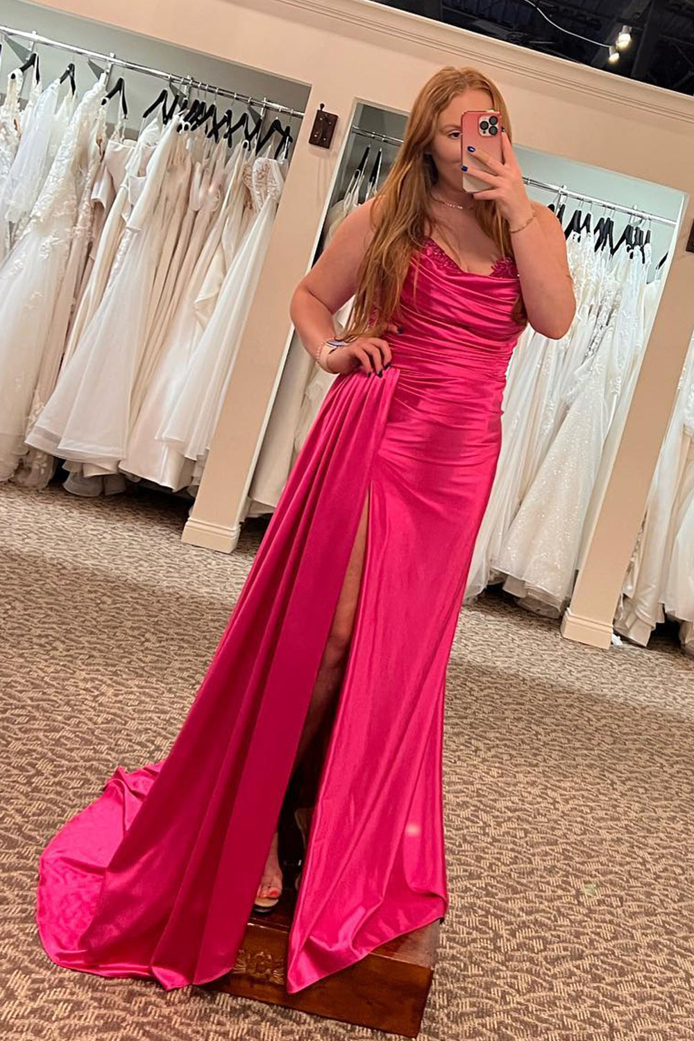 A Line Prom Dress Sweetheart Black Long Evening Dress with Split Front