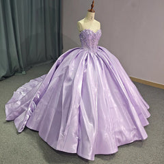 Charming Stain Quinceanera Dress Ball Gown Appliques Dress Elegant Strapless Sweet 16 Party Dress