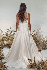 Chraming One Shoulder Sleeveless Sequins Prom Dress