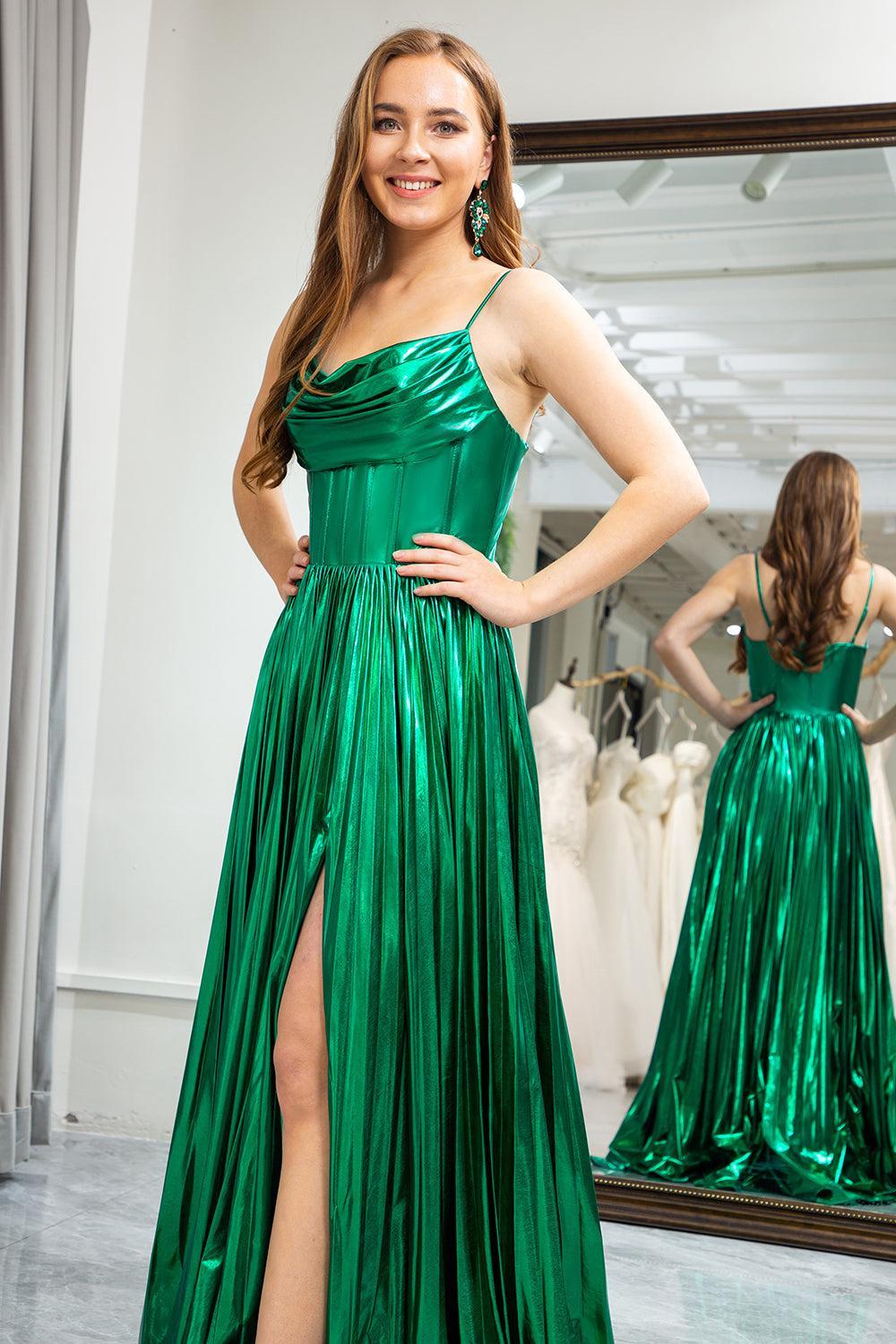 Dark Green Prom Dress A Line Spaghetti Straps Long Corset Evening Dres Dreamyannie UK Dark Green Prom Dress A Line Spaghetti Straps Long Corset Evening Dres Dreamyannie UK