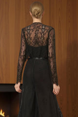 Dreamyannie Black Lace Sweetheart 2 Piece Mother Of The Bride Jumpsuits With Jacket