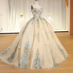 Exquisite Quinceanera Dress Ball Gown V-Neck Beaded Spaghetti Straps Sleeveless Formal Sweet 16 Party Dress