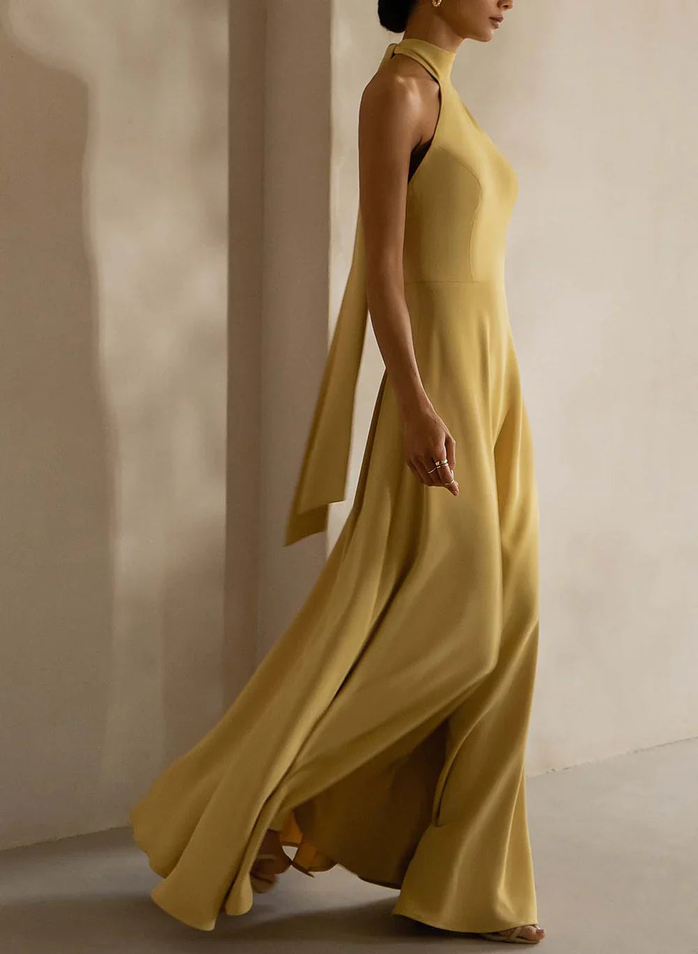 Dreamyannie UK High Neck Halter Wedding Guest Dresses Backless Formal Bridesmaid Dress Dreamyannie UK High Neck Halter Wedding Guest Dresses Backless Formal Bridesmaid Dress