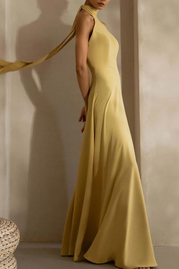 Dreamyannie UK High Neck Halter Wedding Guest Dresses Backless Formal Bridesmaid Dress Dreamyannie UK High Neck Halter Wedding Guest Dresses Backless Formal Bridesmaid Dress