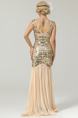 1920s Sequin Flapper Dress