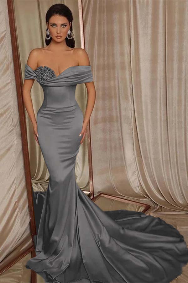 Long Mermaid Prom Dress With Glitter