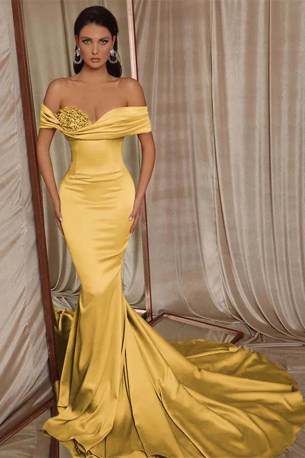Long Mermaid Prom Dress With Glitter