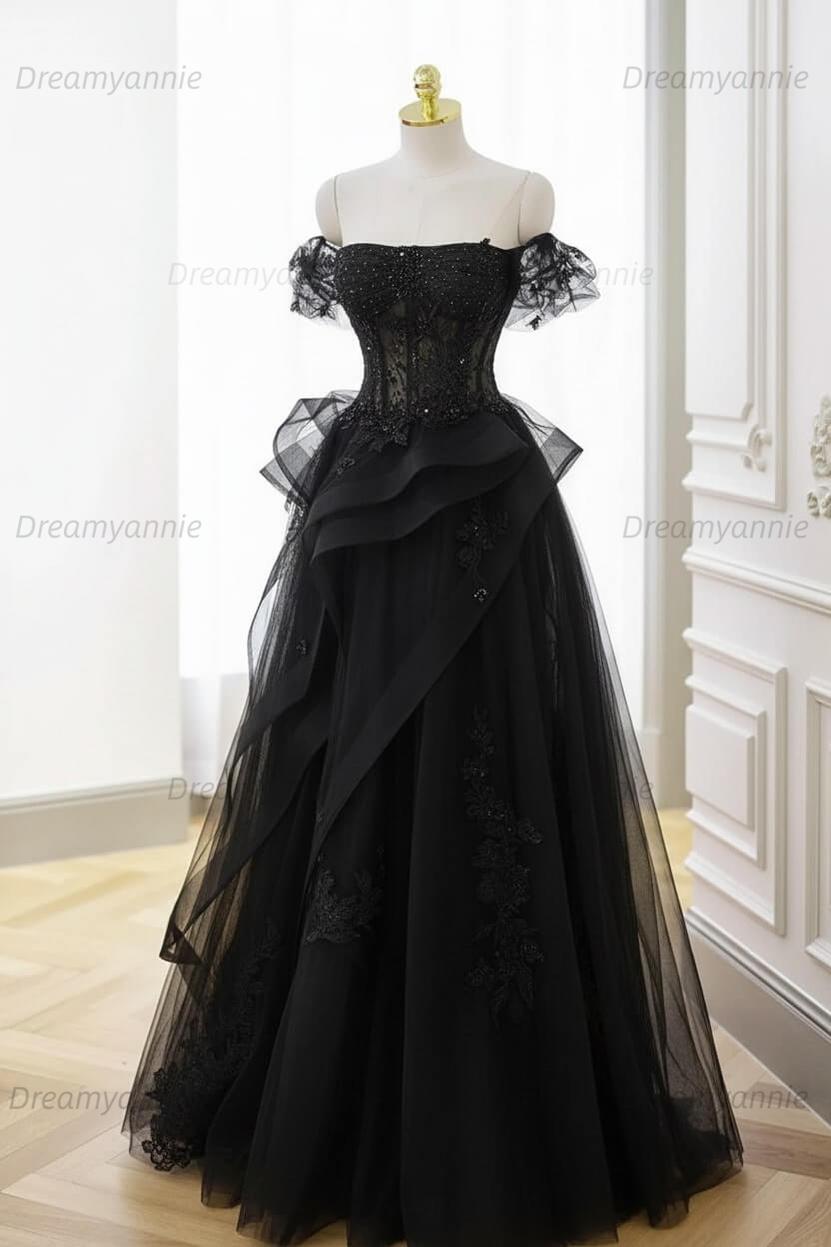Dreamyannie Mint Green Prom Dress Tulle Lace Long Elegant Corset Formal  Party Dress  Dreamyannie UK