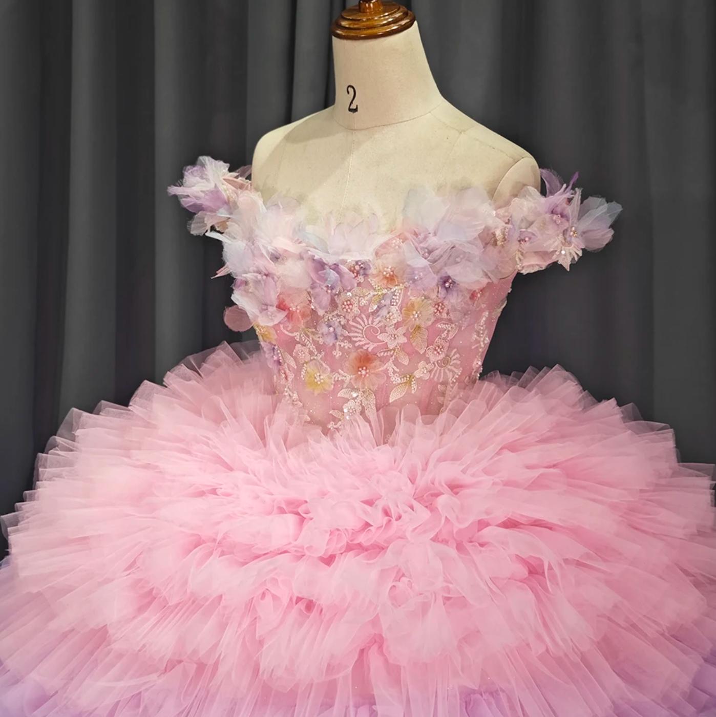 Off Shoulder Corset Ball Gown Quinceanera Dress Ball Gown Sweet 16 Dress