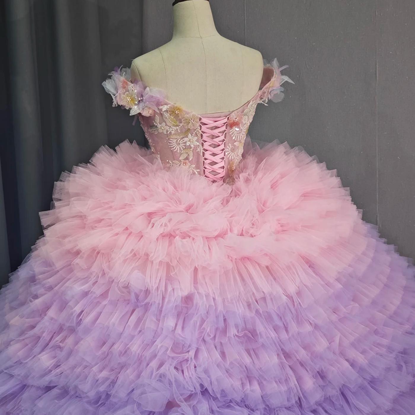 Off Shoulder Corset Ball Gown Quinceanera Dress Ball Gown Sweet 16 Dress