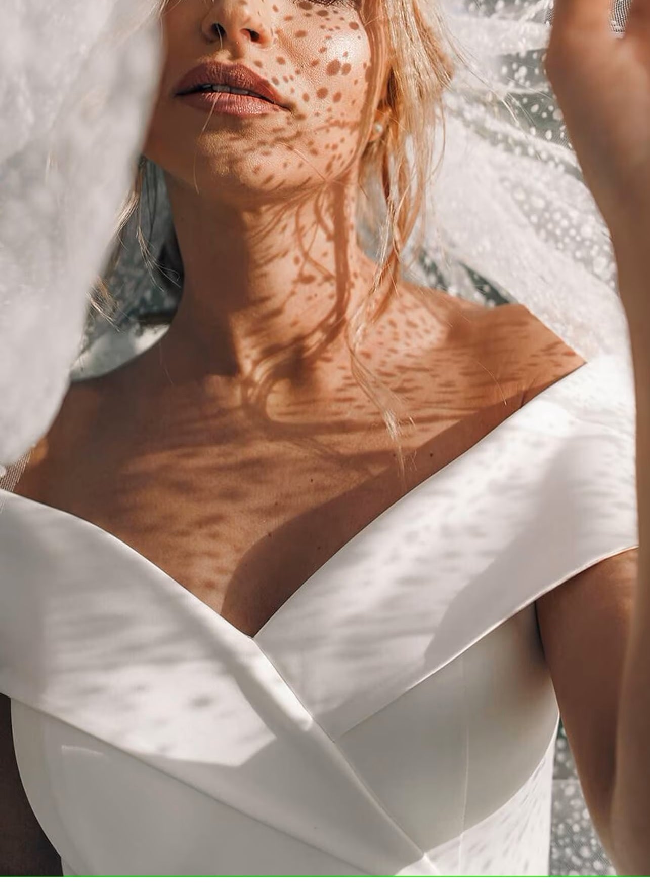 Off-The-Shoulder A-Line Beach Wedding Dresses