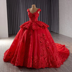 Quinceanera Dress Floral Applique Beading Spaghetti Straps Corset Sweet 16 Party Dress