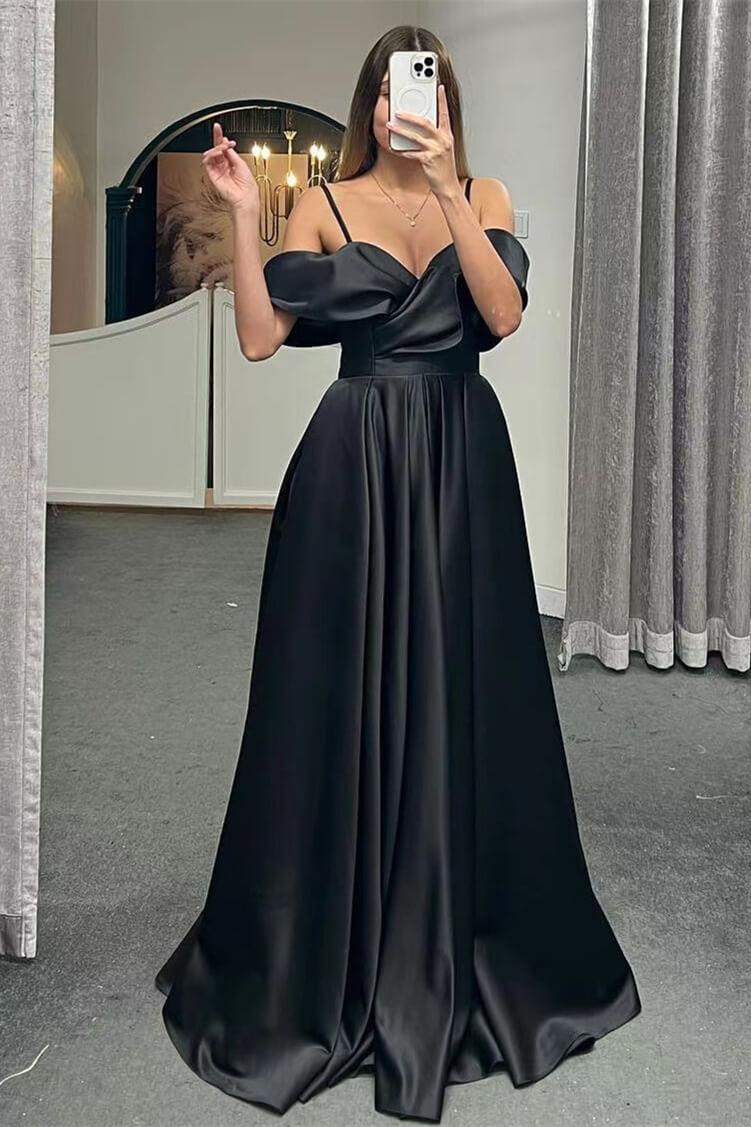 Dreamyannie Women Prom Dress Spaghetti Straps Off the Shoulder A Line Lace Up Back Long Evening Dress Dreamyannie UK Dreamyannie Women Prom Dress Spaghetti Straps Off the Shoulder A Line Lace Up Back Long Evening Dress Dreamyannie UK