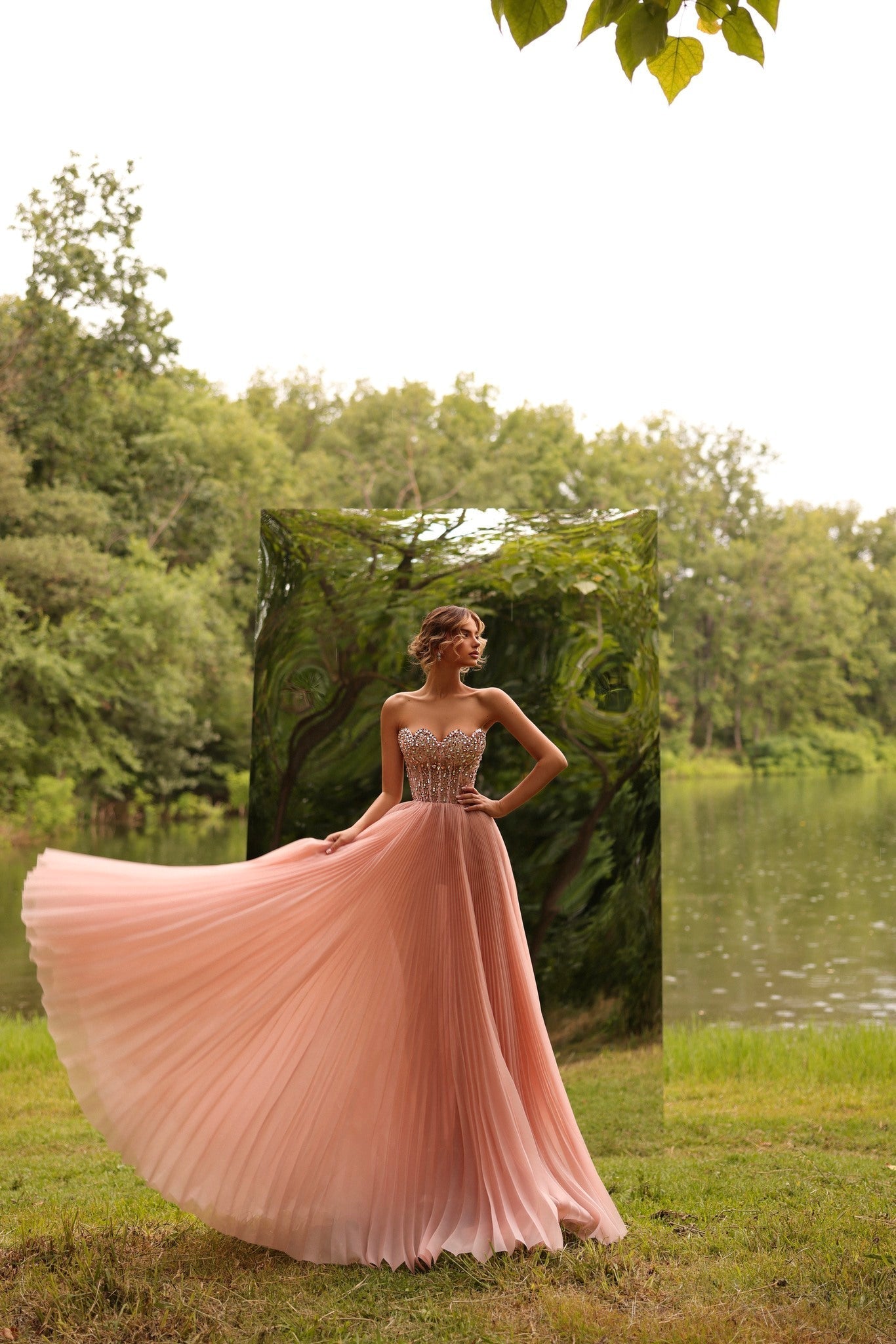 pink corset prom dress Dreamyannie Women Strapless A Line Prom Dress Beaded Pink Corset Formal  Dress – Dreamyannie UK