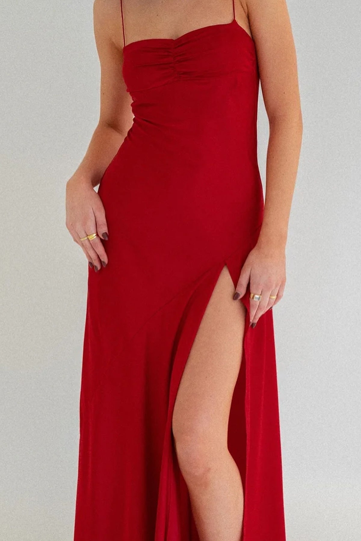 Stylish Sheath Spaghetti Straps Pink Party Dress With Criss Cross Back Formal Evening Gown