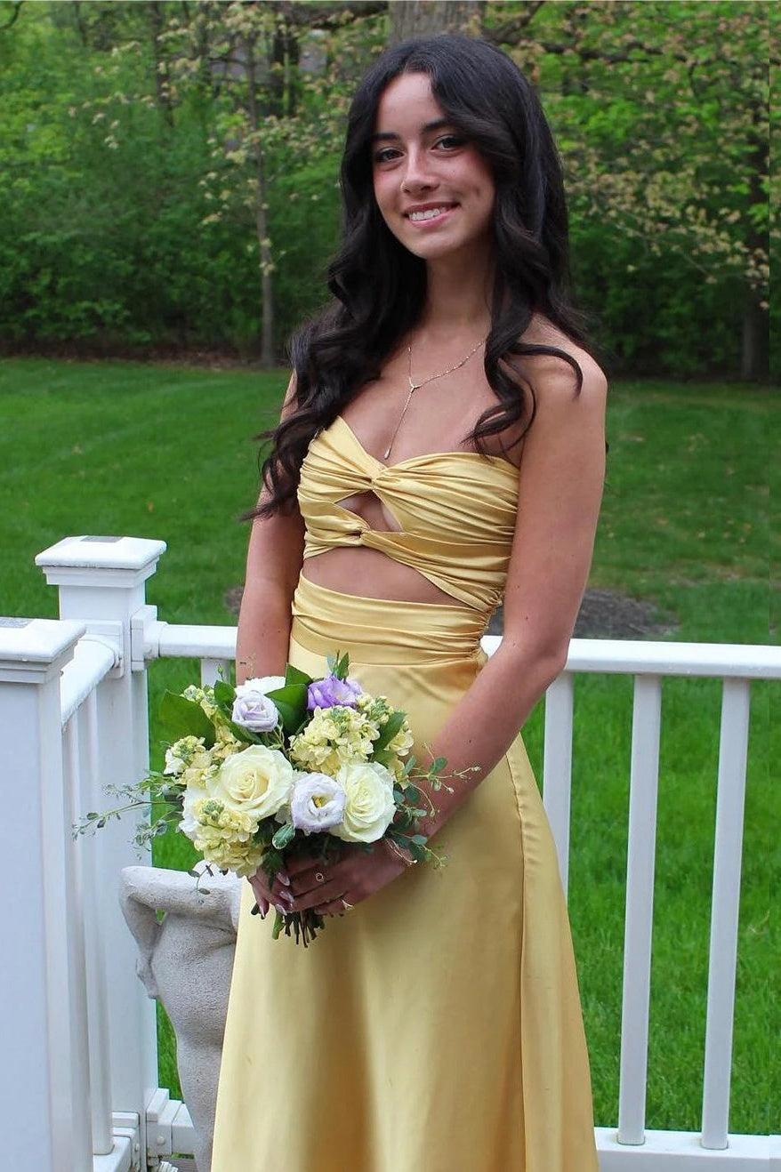 Stylish Sheath Sweetheart Blue Long Party Dress With Keyhole Formal Evening Gown