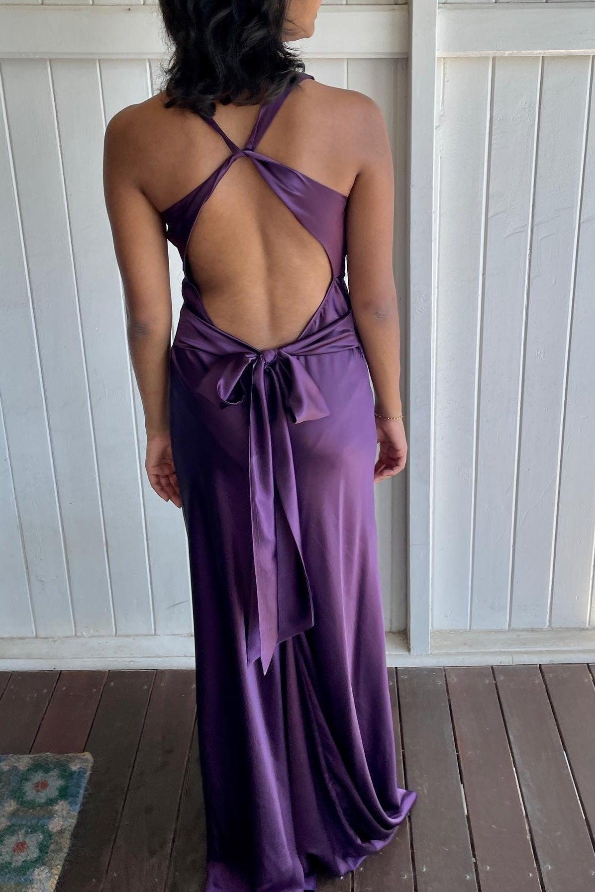 Stylish Sheath V Neck Green Long Party Dress With Open Back Bowknot Formal Evening Gown