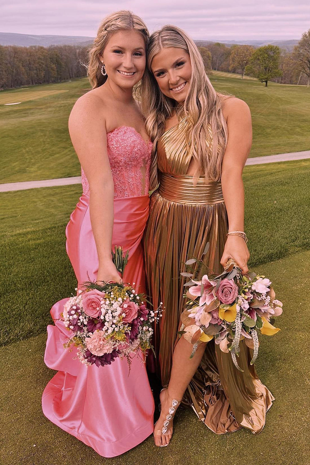 Sweetheart Navy Prom Dress Mermaid Corset Long Evening Dress with Slit
