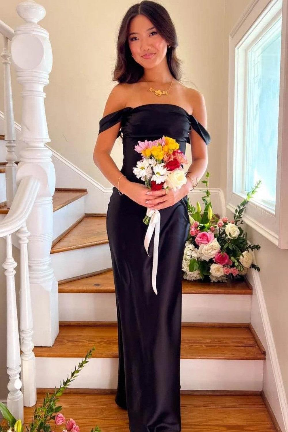 Dreamyannie Trendy Sheath Off The Shoulder Lilac Prom Dress With Ruched Formal Evening Gown