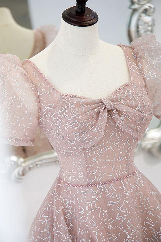 Tulle Prom Dress Sequin Long Evening Dress