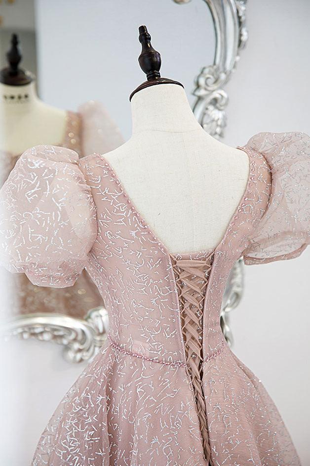 Tulle Prom Dress Sequin Long Evening Dress