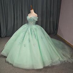 Wedding Dress Quinceanera Dress Ball Gown Lace Applique Beading Sweetheart Sweet 16 Party Dress
