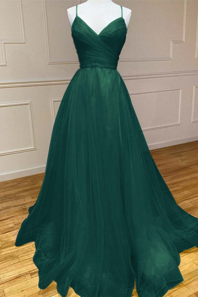 Yellow A Line Prom Dress Sleeveless Halter Neck Evening Dress